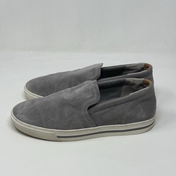 Vince Fairfax Sneakers Mens 10.5 M Gray Suede Slip On Casual Preppy Shoes main image 14